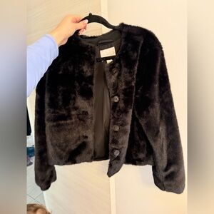 H&M fur jacket